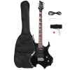 Black Flame Electric Guitar HSH Pickup Shaped Electric Guitar Pack