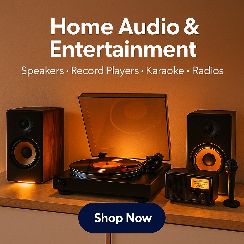 Shop Home Audio Gear on Reverb – Speakers, Record Players, Radios, Karaoke