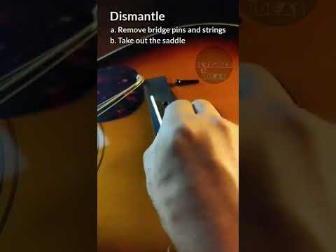 Guitar Action Is Too High – Shave Saddle Instead Of  Adjust Truss Rod