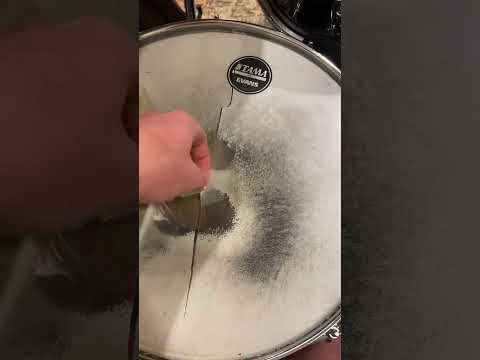 How To Fix A Broken Snare Head… #drums #snaredrums #drumheads #drumhead #musicmemes #shorts