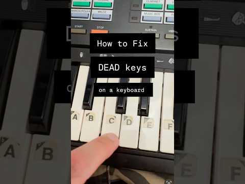 How to Fix A Digital Keyboard with ‘Dead’ Keys / Notes with no Sound #howto #asmr #casio #yamaha