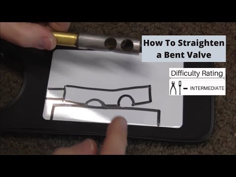 How To Repair a Bent Valve That Is Stuck