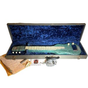 1950s magnatone guitar lap steel perfect condition blue pearloid bakelite