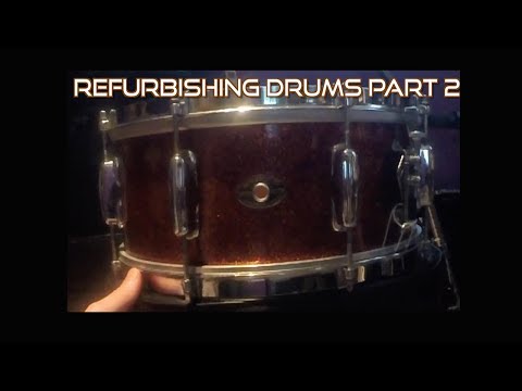 Refurbishing Vintage Drums Pt. 2A: Bearing Edge Repair on a Drum
