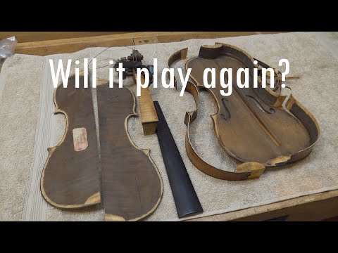 Repair Series #33 – Will this violin play again? Part 1