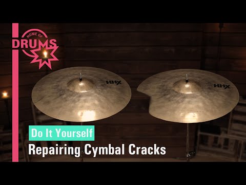 Repairing Cymbal Cracks | Home Of Drums DIY