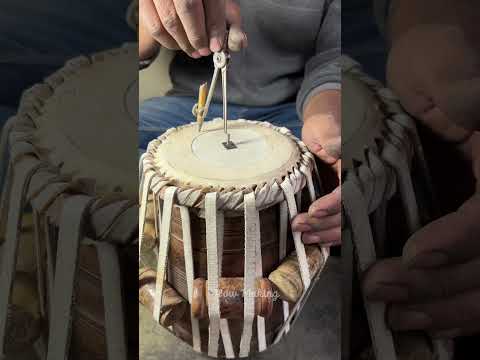 Repairing of Drum Dhol/Tapla Music Instruments Via Handmade Process 🥁🪘