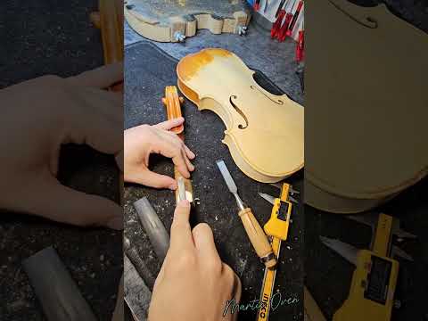 Violin neck repair 🎻 #luthier #violinmaker #music 🎻