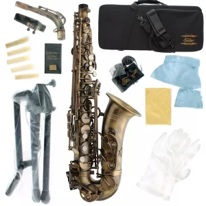 saxophone vintage brass style new kit alto eb