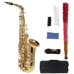 alto saxophone gold beginners intermediate high quality school band musician