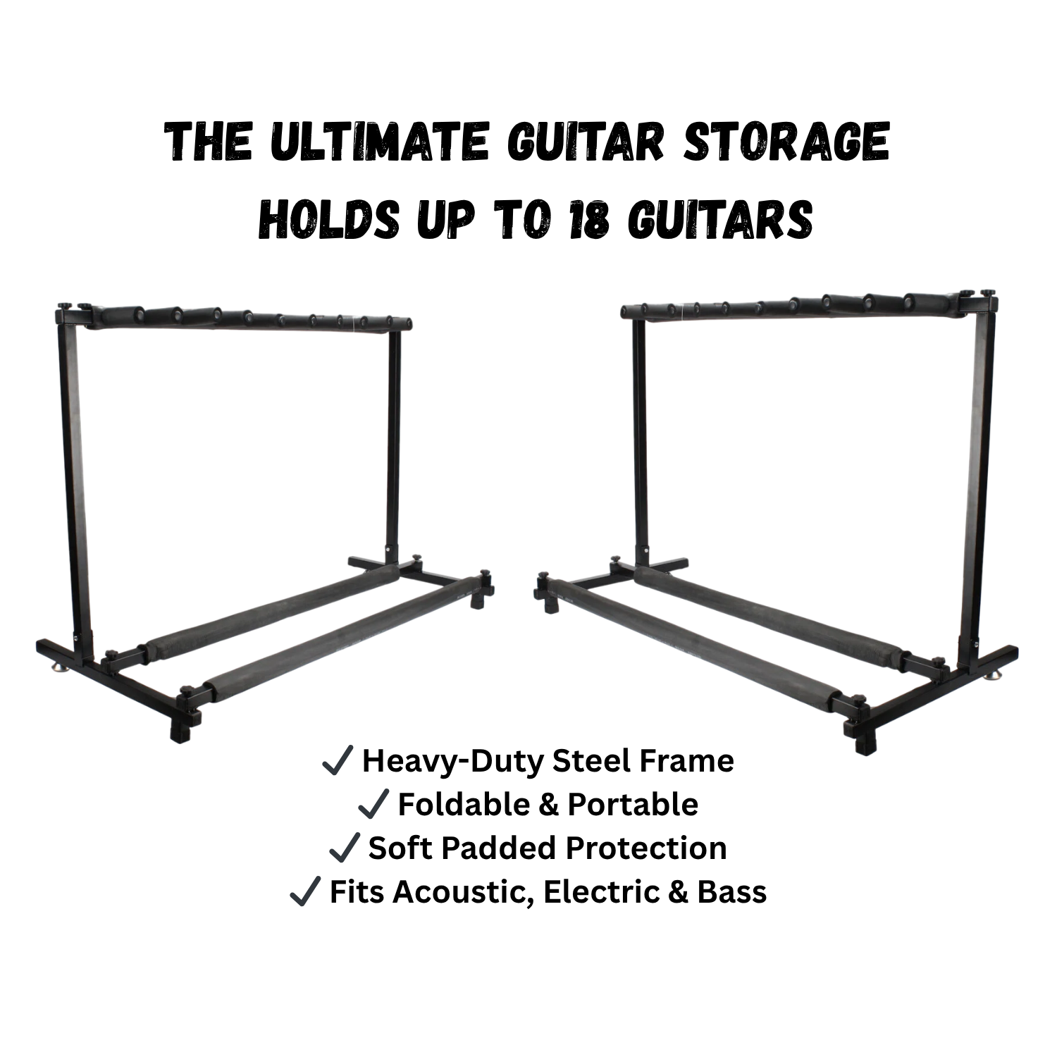 18 guitar rack statistics